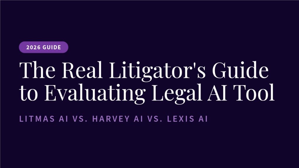 Litmas AI vs. Harvey AI vs. Lexis AI